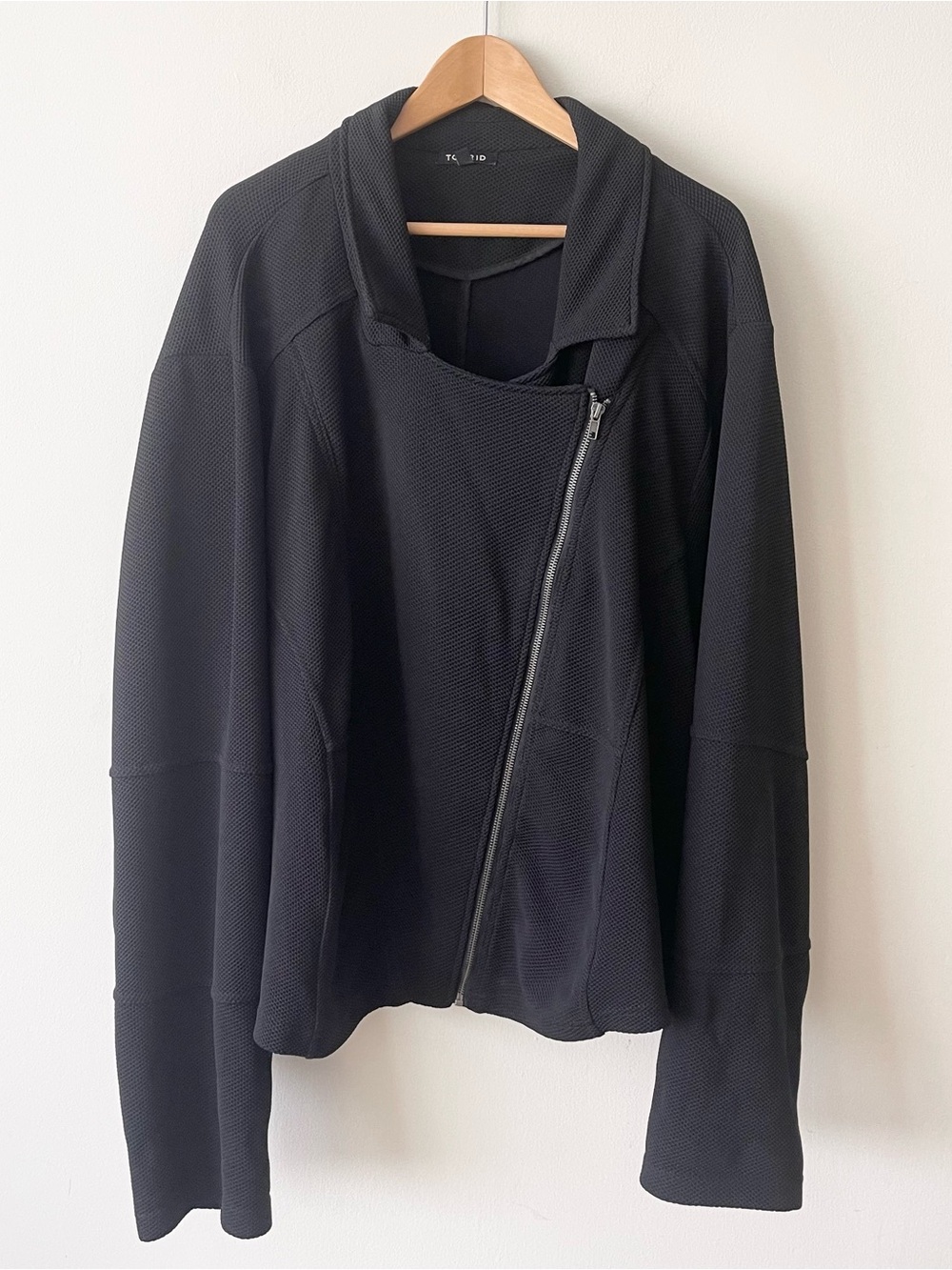 Torrid Women's Black Moto Asymmetrical Zip Jacket plus size 6X